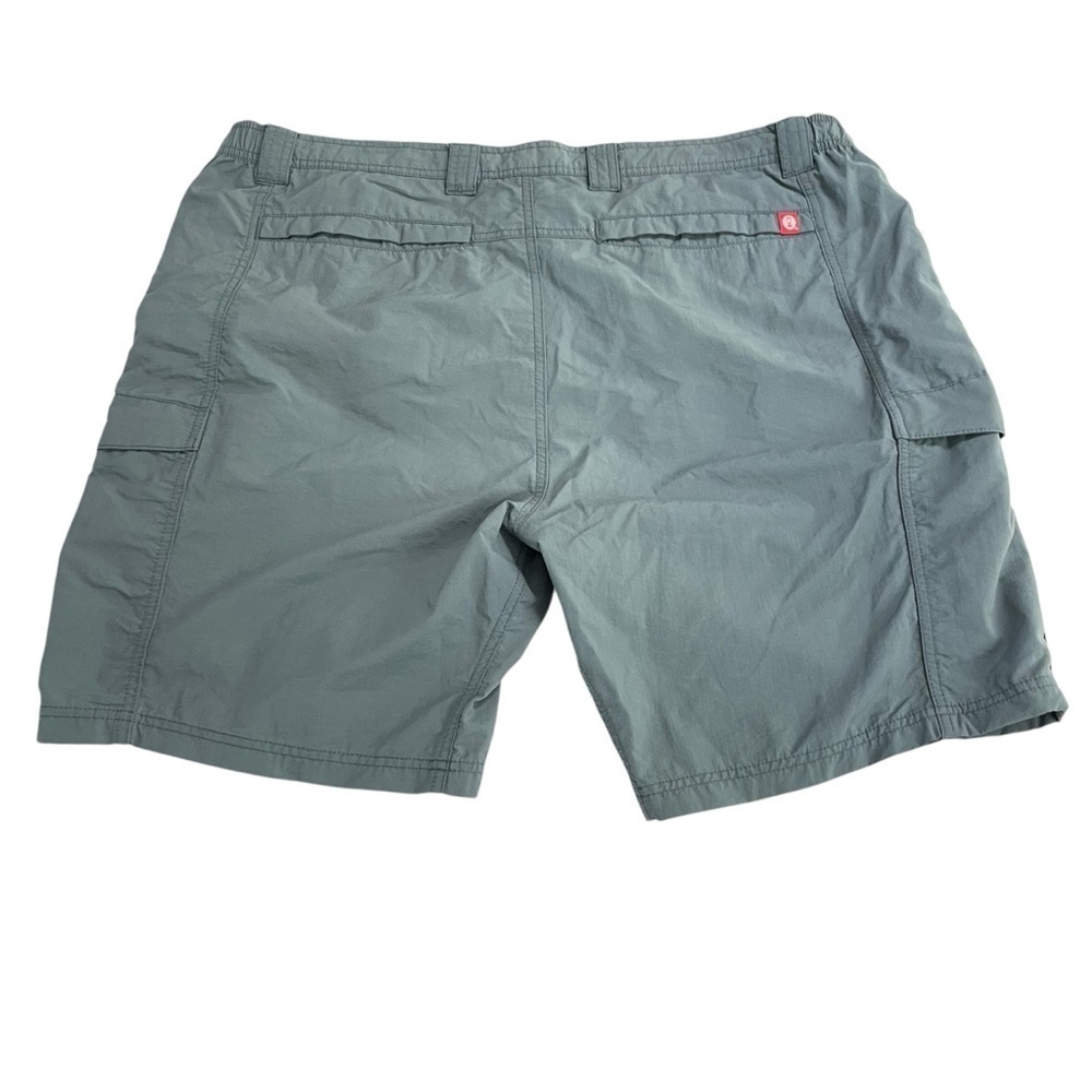 Coleman The Outdoor Company Cargo Shorts Men’s XXL Gray Nylon Hiking Fishing - Picture 4 of 12
